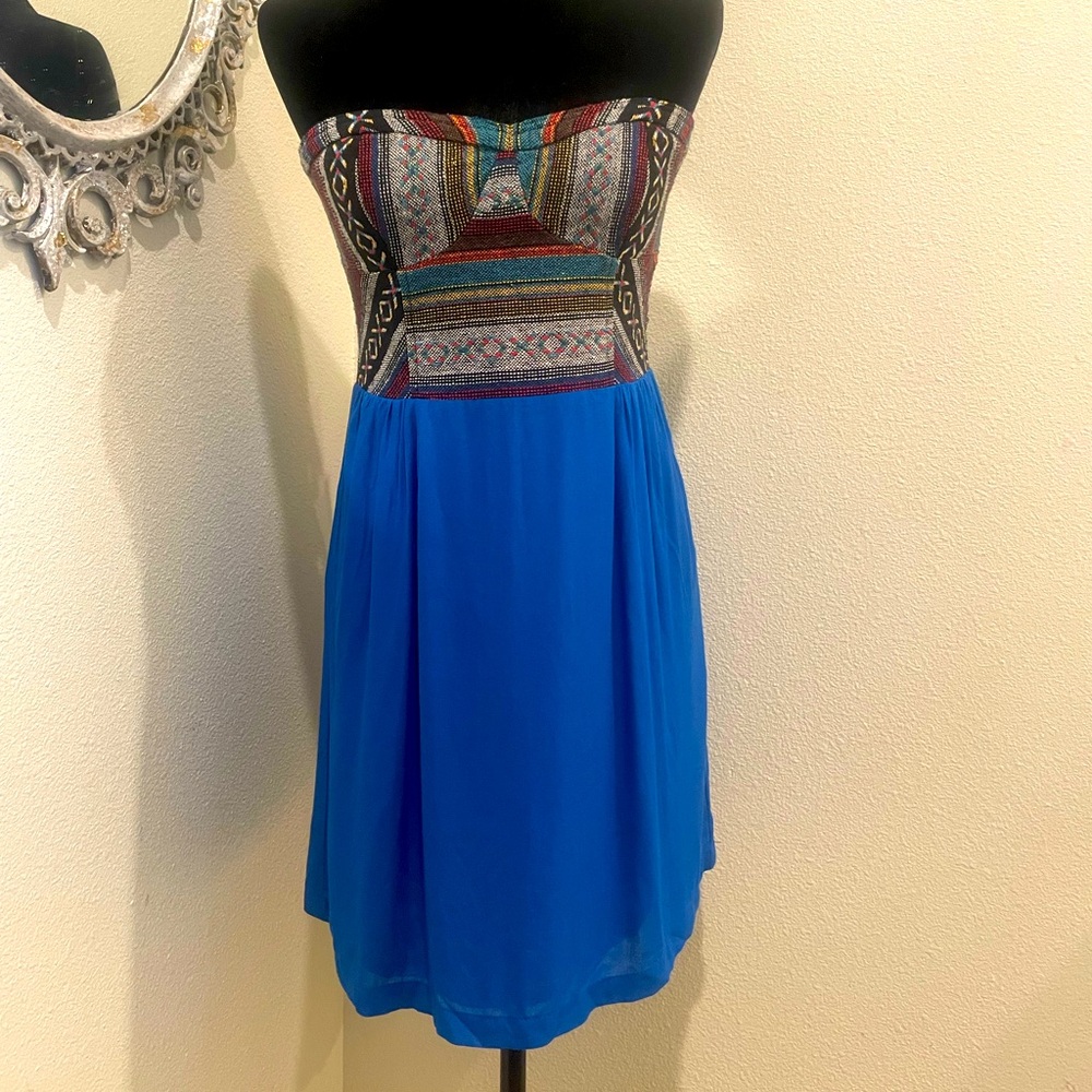 Blue Staring at Stars dress, size 8